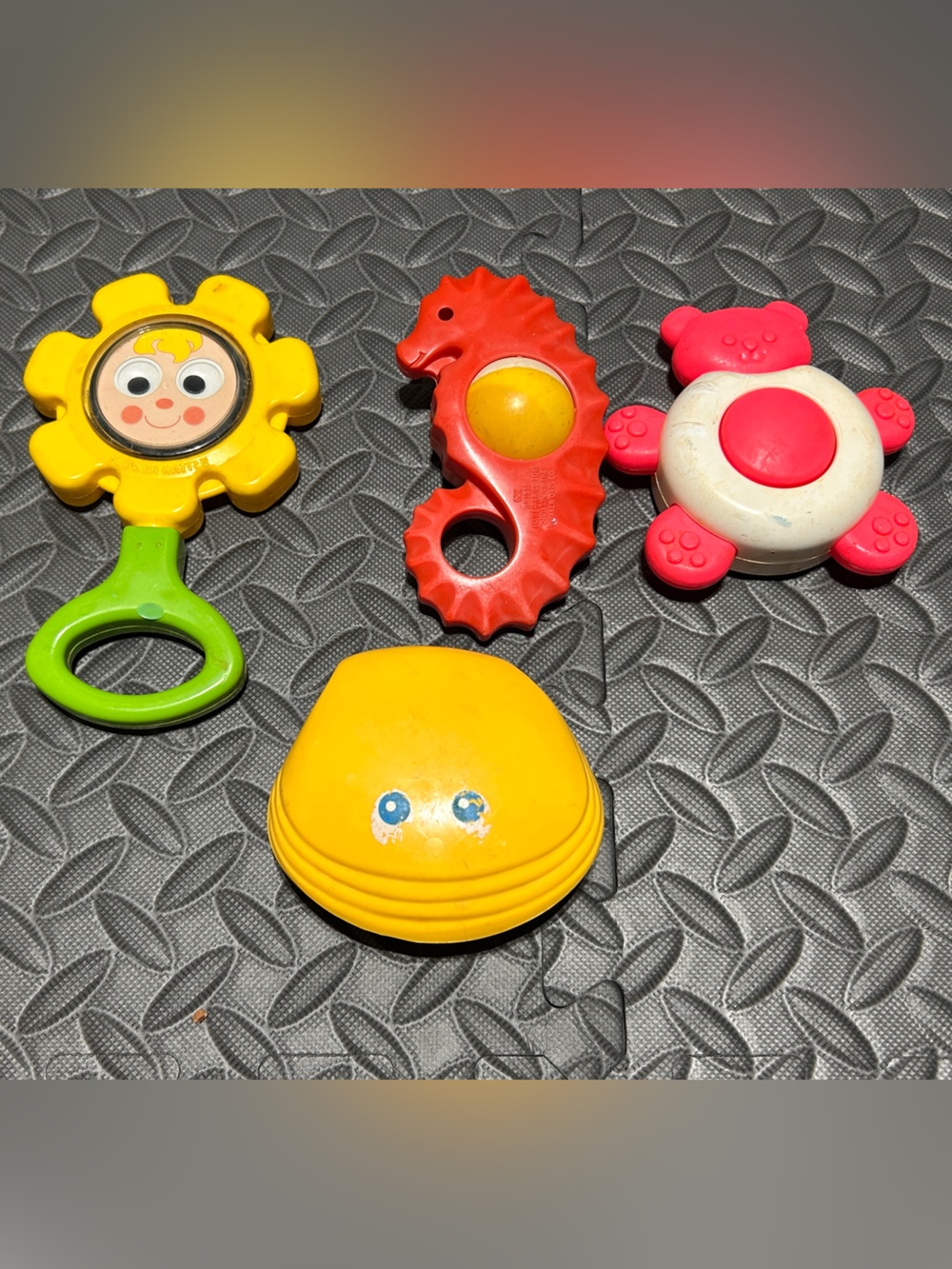 Fisher Price Vintage 1970’s Baby Toys Lot of 4